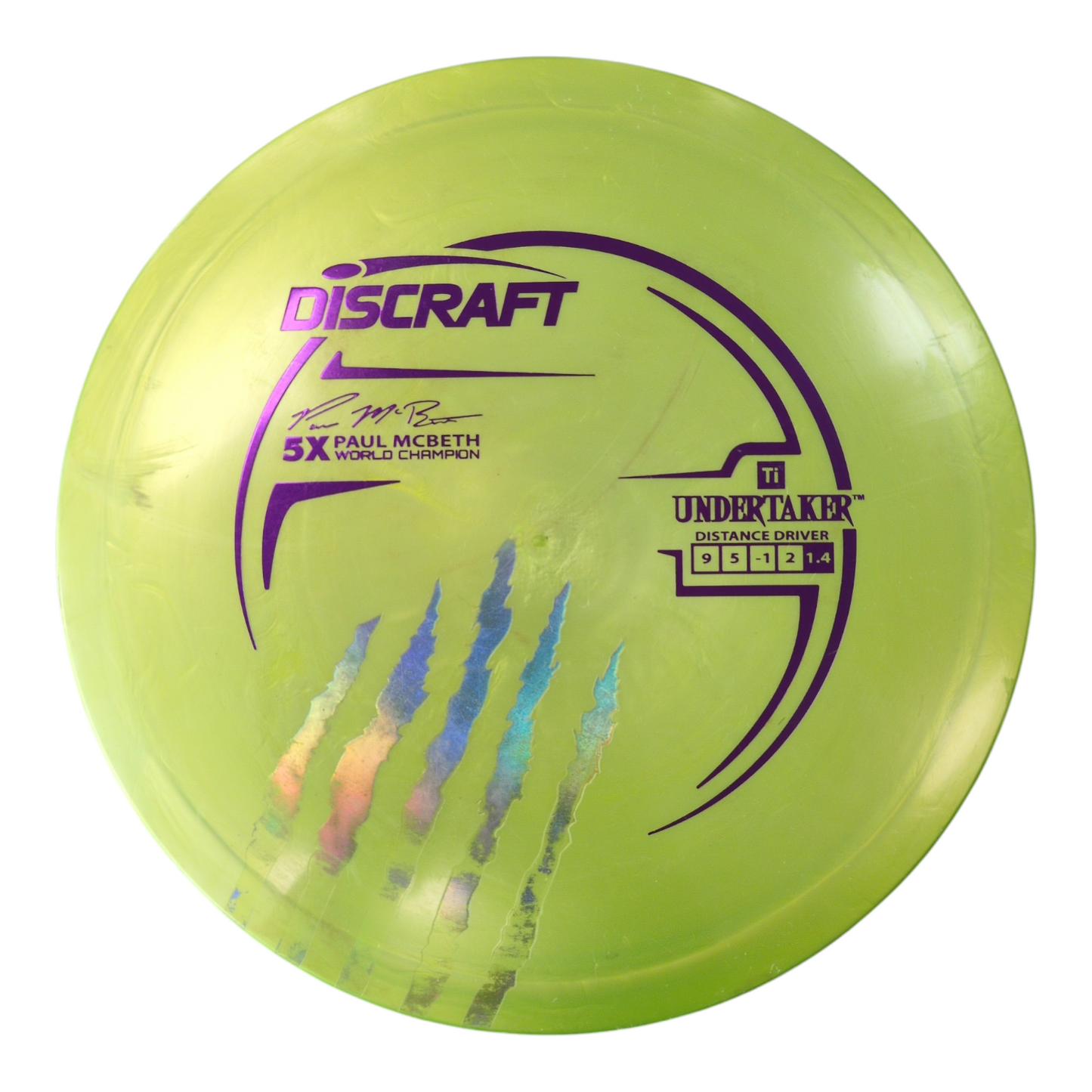Titanium Undertaker (Paul McBeth 5x)